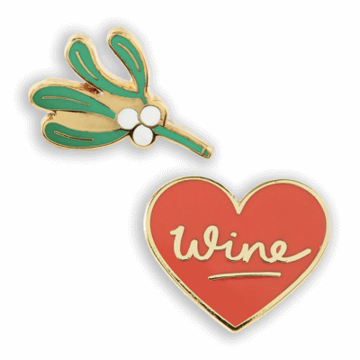 Punky Pin Mistletoe and Wine