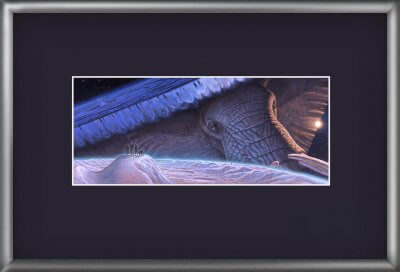 Elephant Rising Framed Print