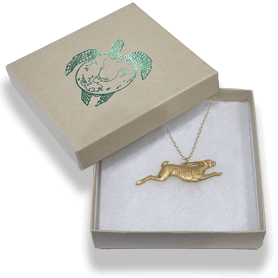 Tiffany's Hare Necklace - Gold