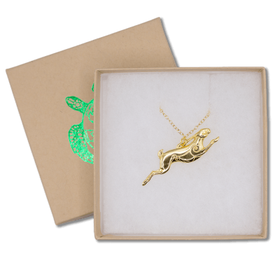 Tiffany's Golden Hare Necklace