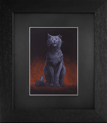Mr. Fluffy Framed Print