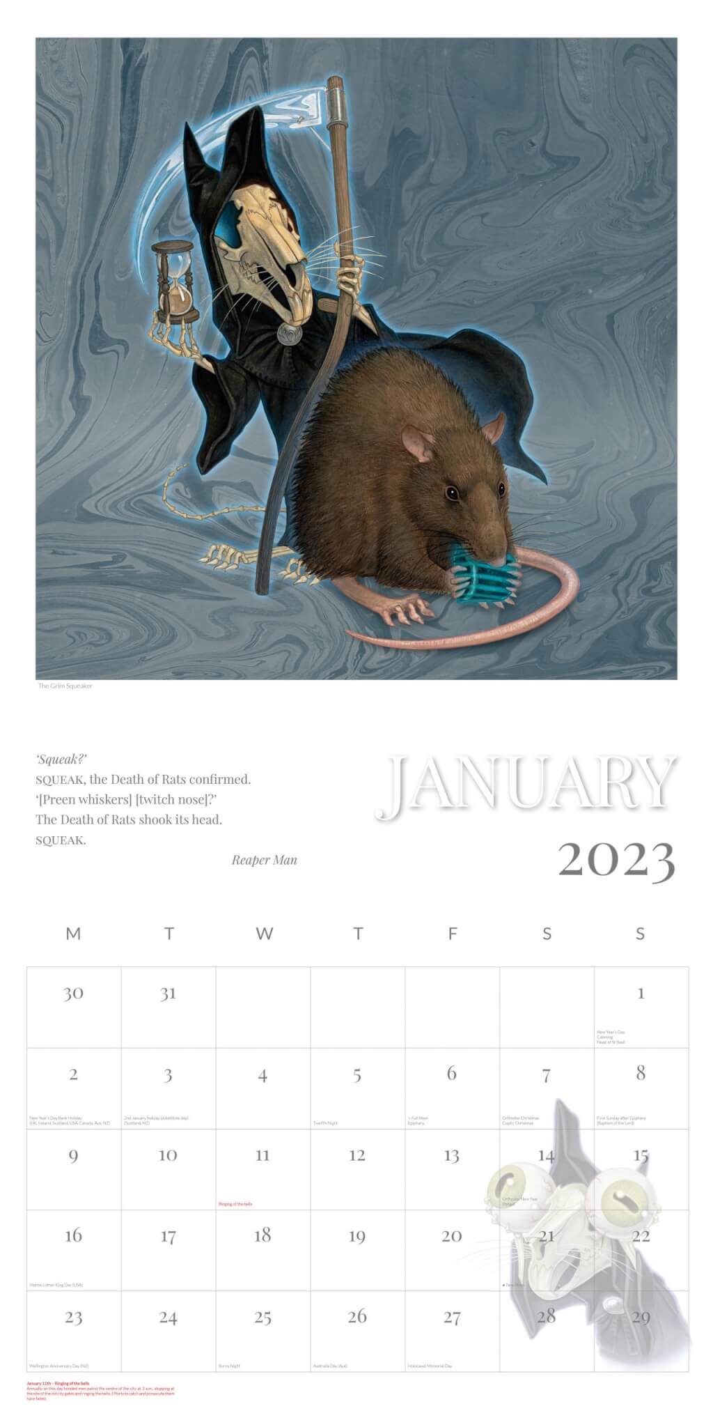 Terry Pratchett's Discworld Calendar 2023