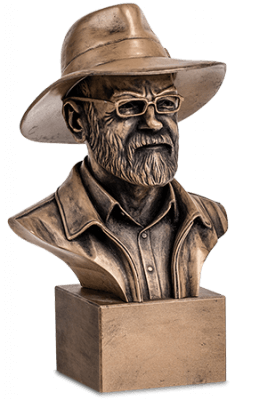 Terry Pratchett Memorial Sculpture Bust