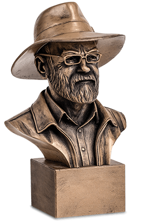 Terry Pratchett Memorial Sculpture Bust