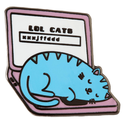 LOL Cats Laptop Pin Badge