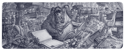 Discworld Librarian Desk Mat