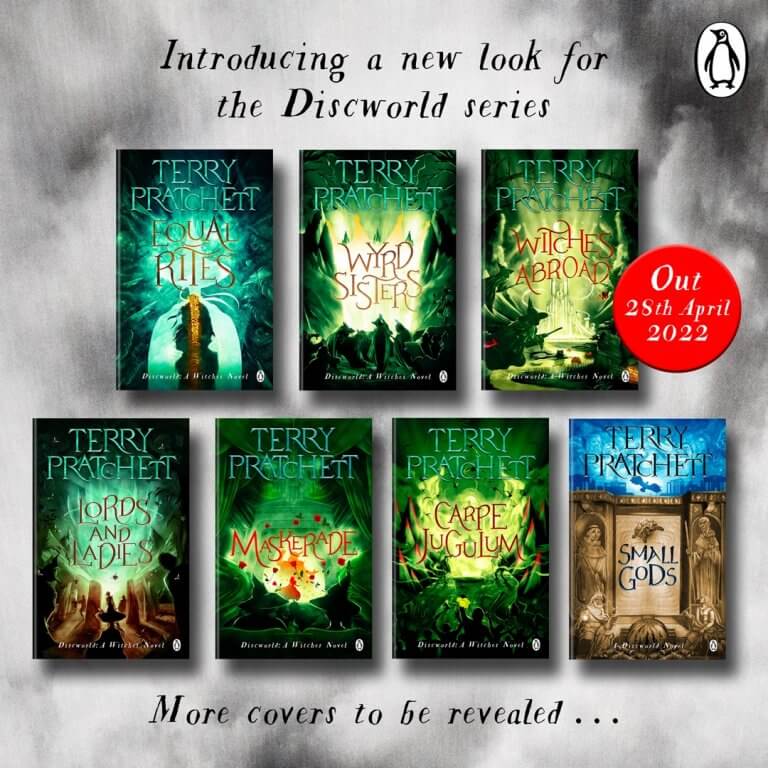 Transworld reveal new Discworld series cover look and launch of annual Terry Pratchett Day