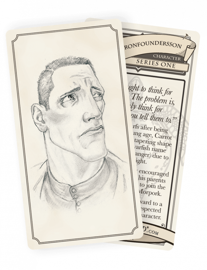 002 Carrot Ironfoundersson Discworld Trading Card