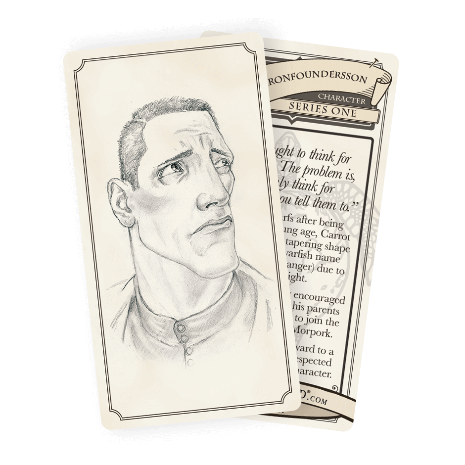 002 Carrot Ironfoundersson Discworld Trading Card