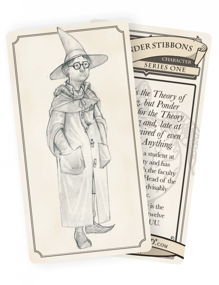 005 Ponder Stibbons Discworld Trading Card
