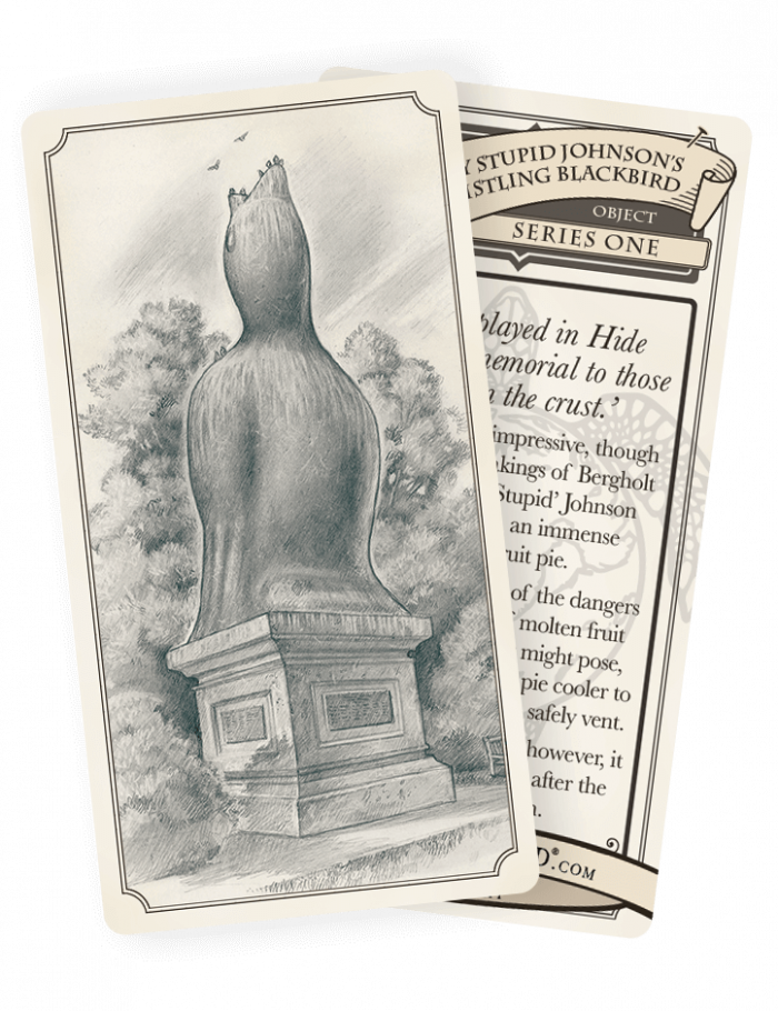 006 Bloody Stupid Johnson's Pie Cooler Discworld Trading Card