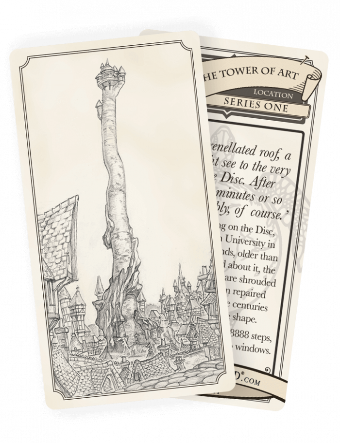 008 The Tower of Art Discworld Trading Card