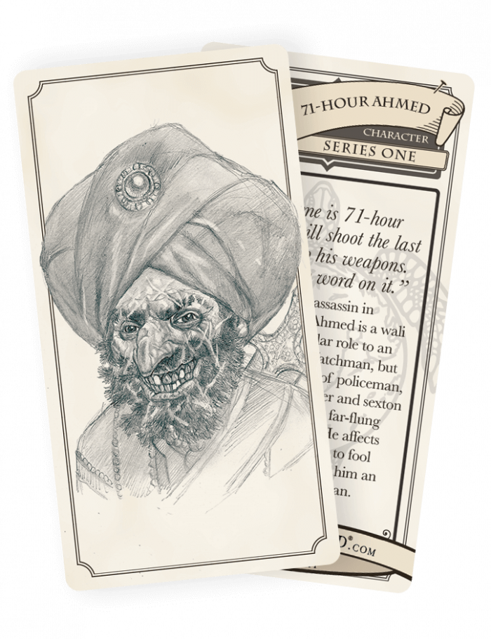 011 71-Hour Achmed Discworld Trading Card