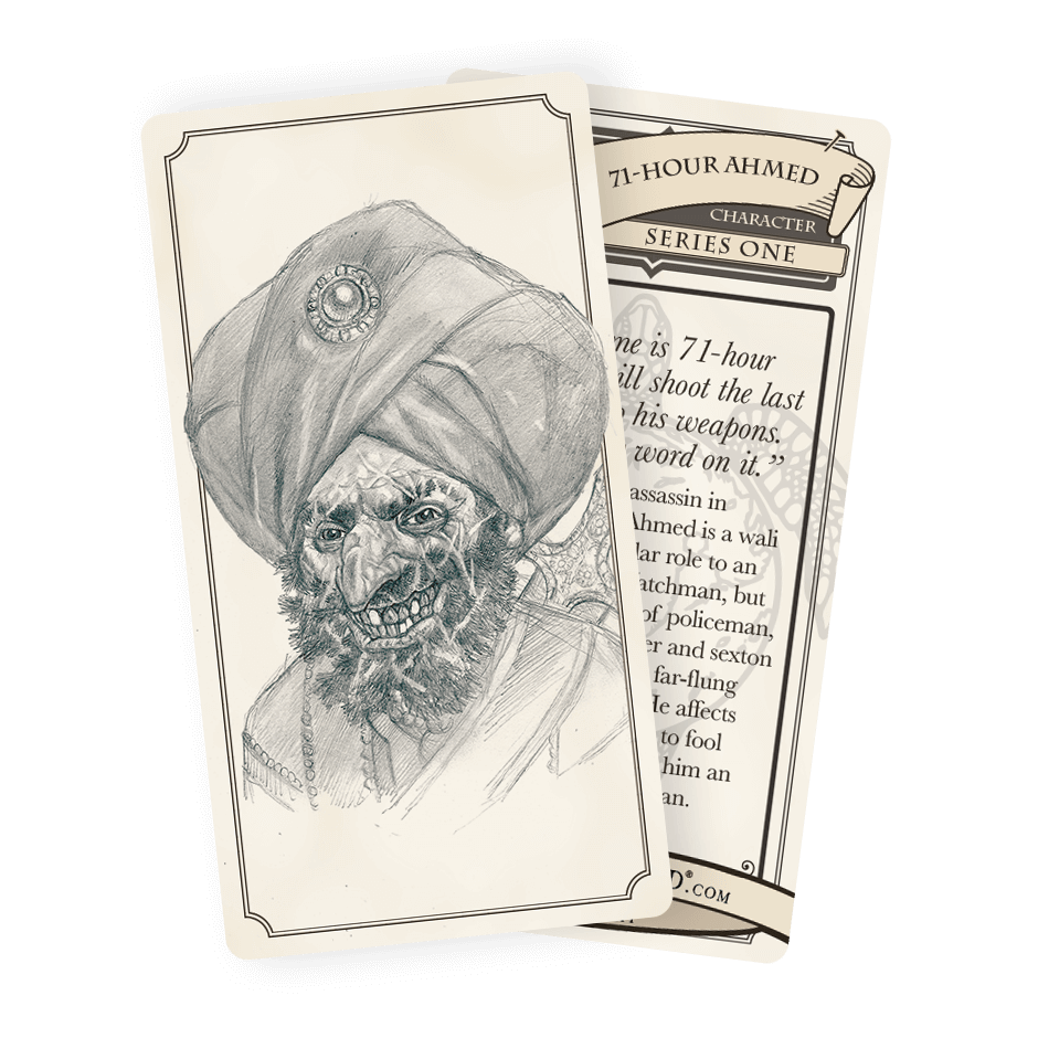 011 71-Hour Achmed Discworld Trading Card