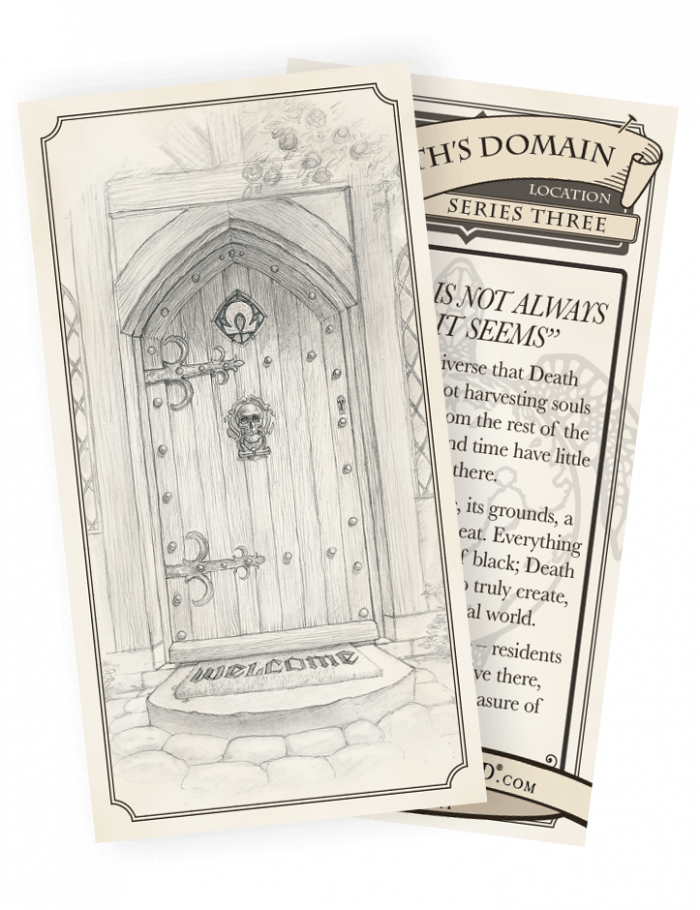035 Death's Domain Discworld Trading Card