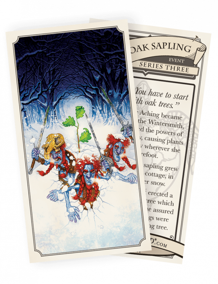 036 The Oak Sapling Discworld Trading Card