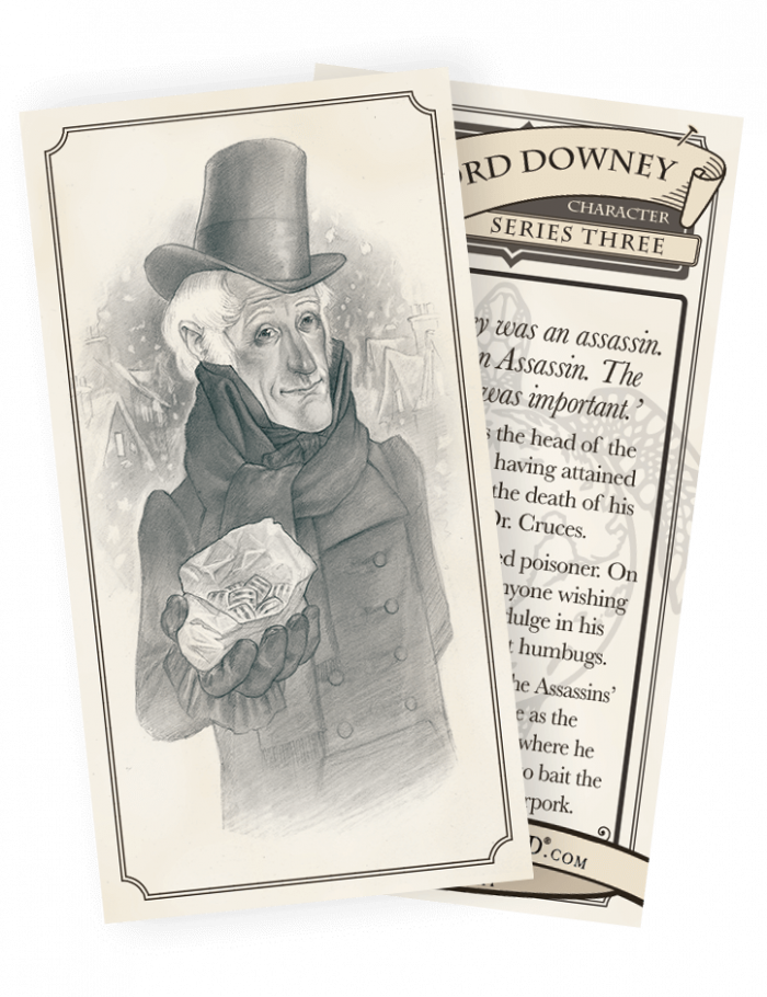 028 Lord Downey Discworld Trading Card