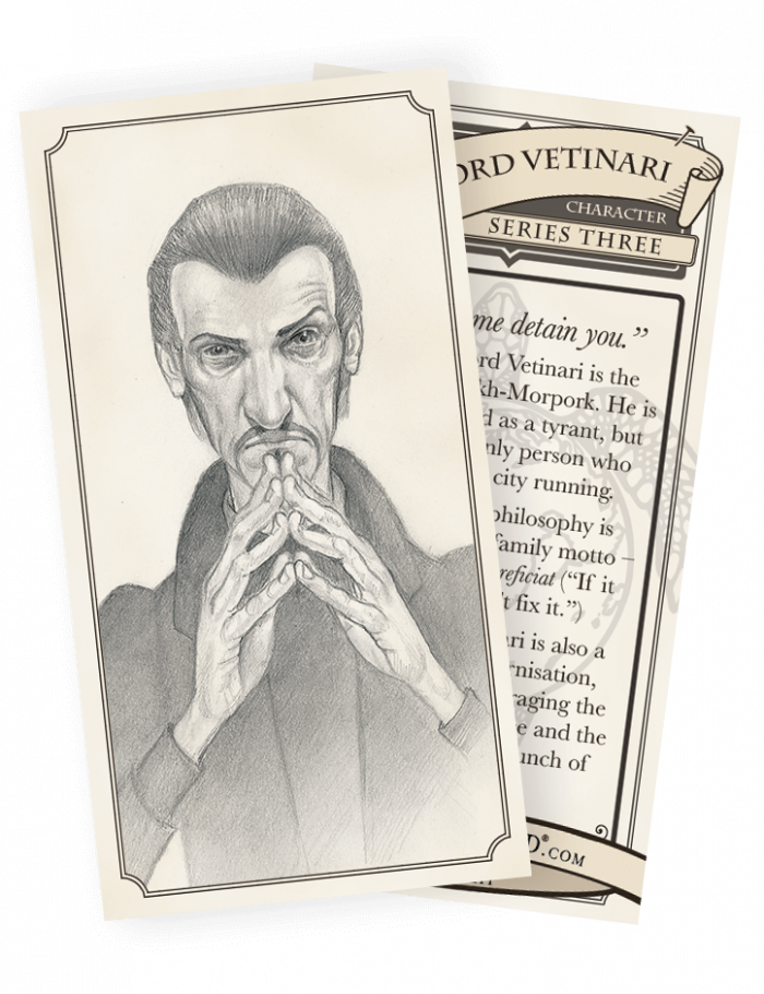 030 Lord Vetinari Discworld Trading Card