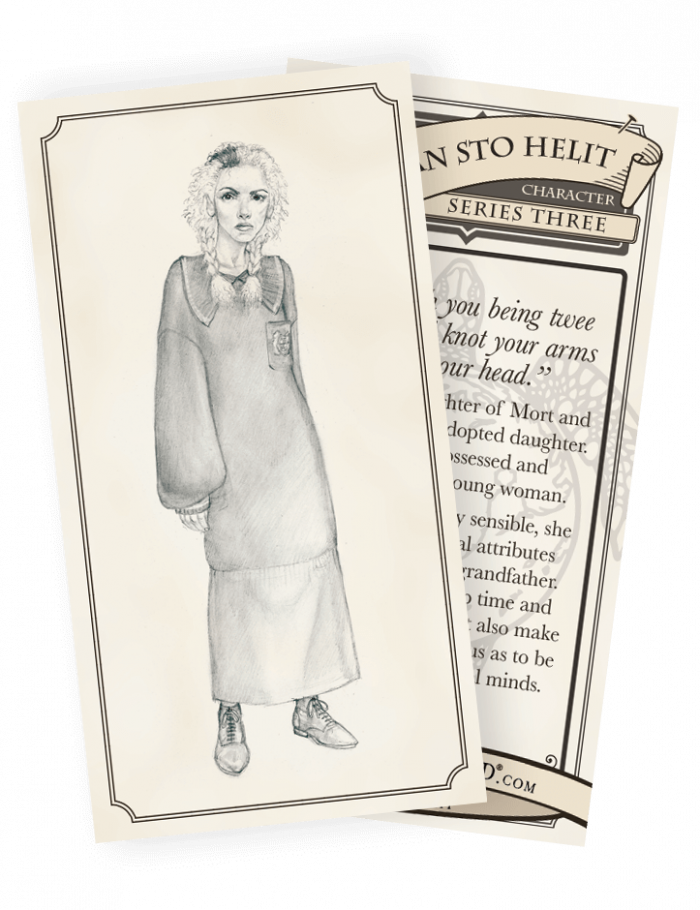 032 Susan Sto Helit Discworld Trading Card