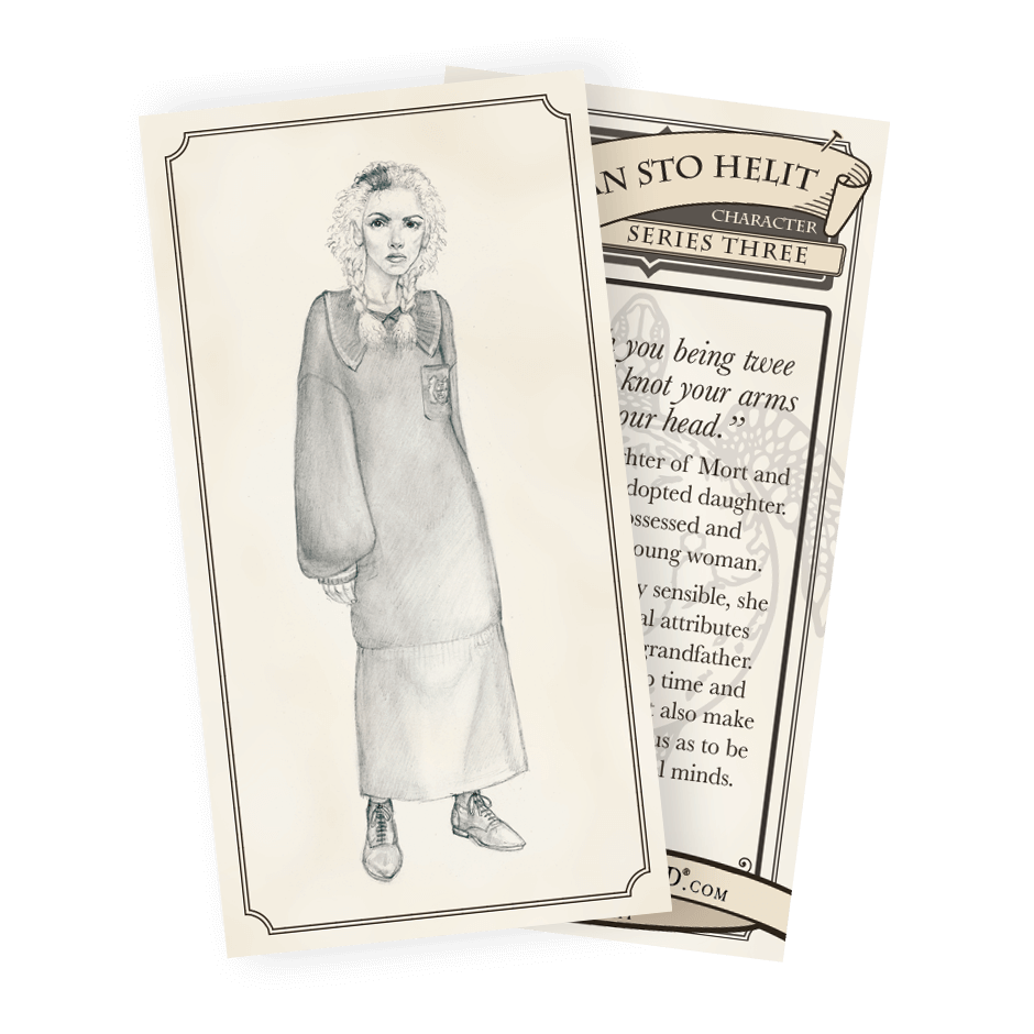 032 Susan Sto Helit Discworld Trading Card