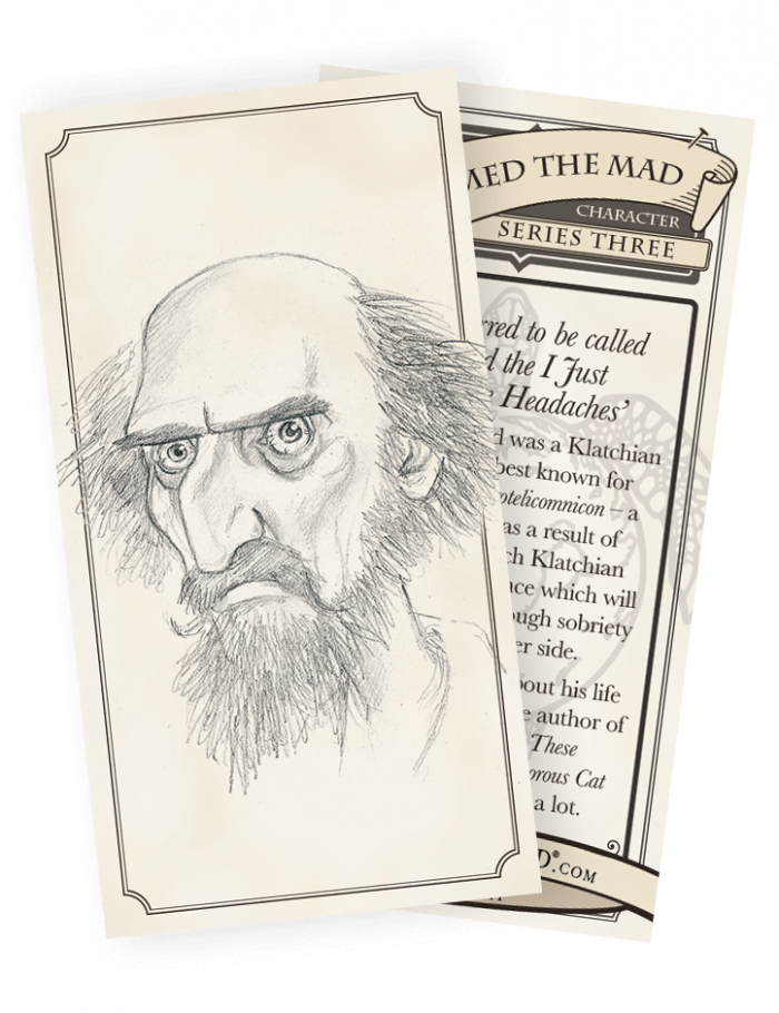 033 Achmed The Mad Discworld Trading Card