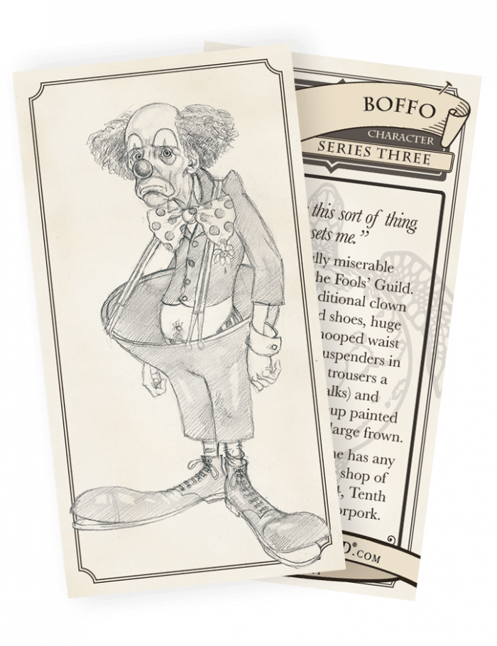 034 Boffo Discworld Trading Card