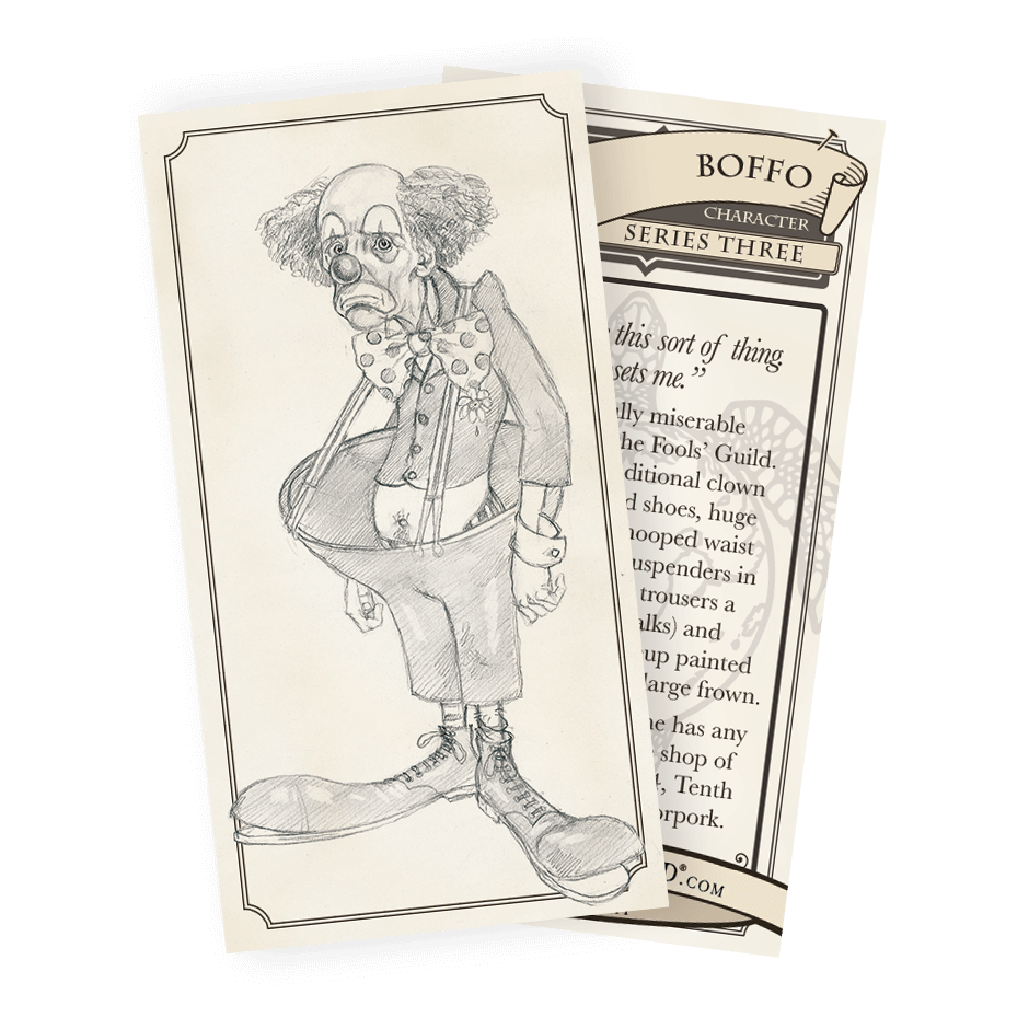 034 Boffo Discworld Trading Card