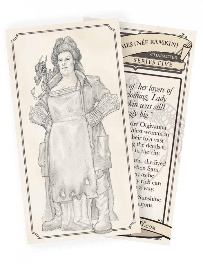 050 Sybil Vimes (Neé Ramkin) Discworld Trading Card