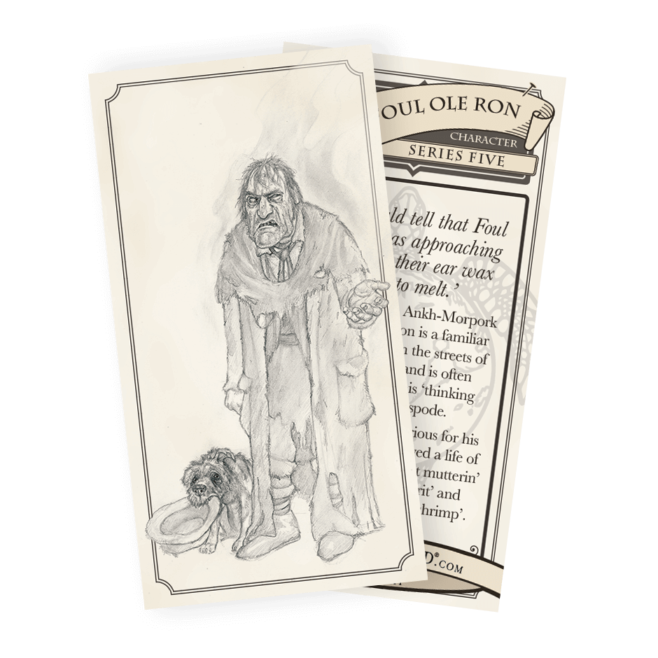053 Foul Ole Ron Discworld Trading Card
