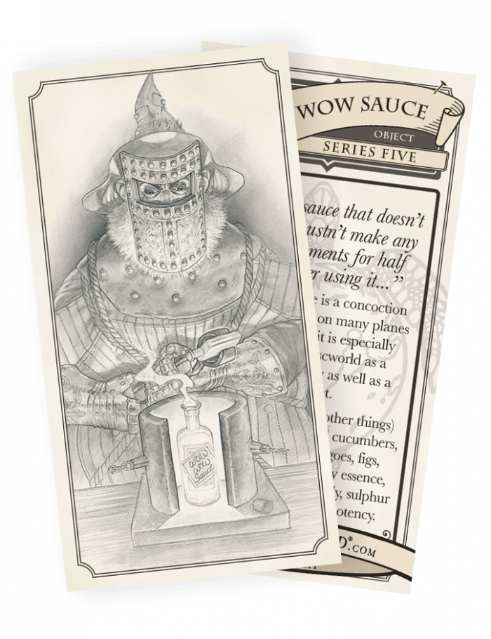054 Wow Wow Sauce Discworld Trading Card