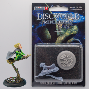 Magrat on a Broomstick Miniature