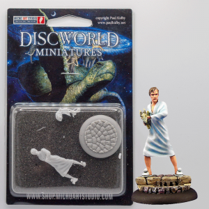 Vimes With Swamp Dragon Miniature