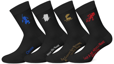 Discworld Socks 2 – Complete Set of 4