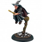 Granny Weatherwax on a Broomstick