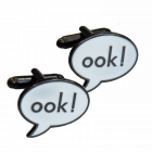 The Librarian 'Ook' Cufflinks
