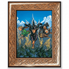 Three Witches Framed - Domed Sticker