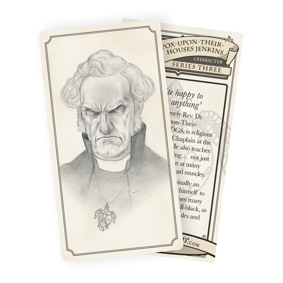 018 A-Pox-Upon-Their-Houses Jenkins Discworld Trading Card