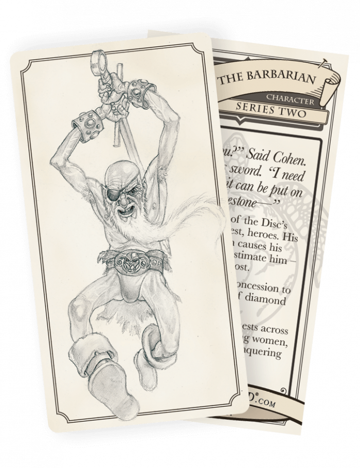014 Cohen the Barbarian Discworld Trading Card