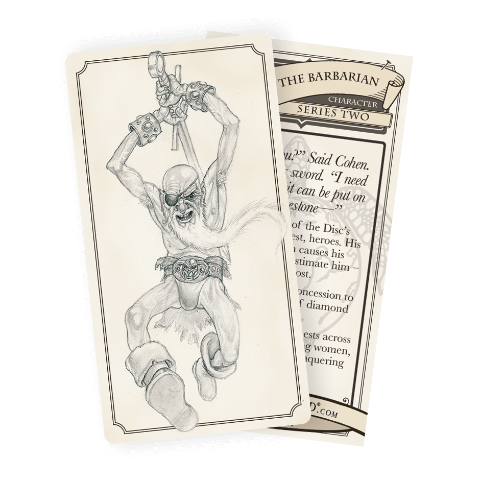 014 Cohen the Barbarian Discworld Trading Card