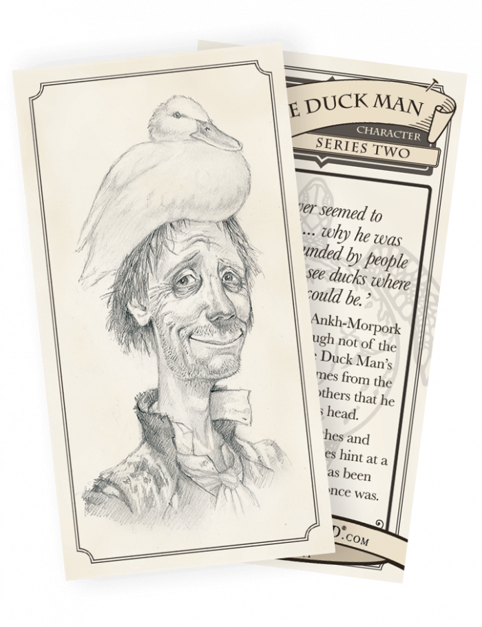 021 The Duck Man Discworld Trading Card
