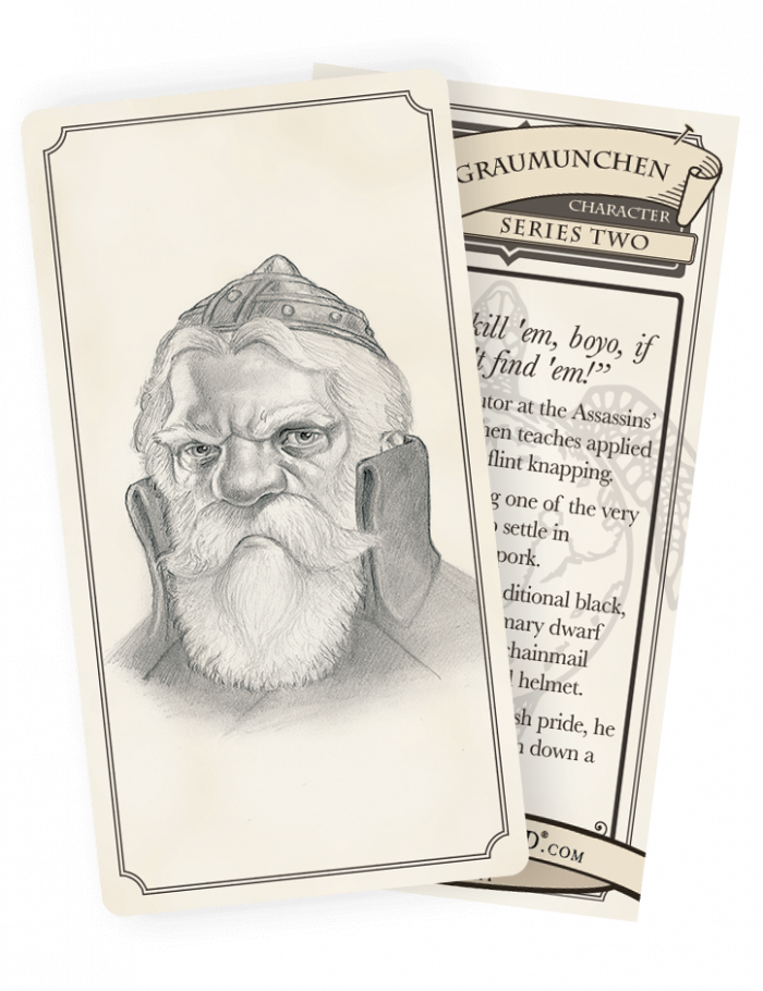 020 Mr Graumunchen Discworld Trading Card