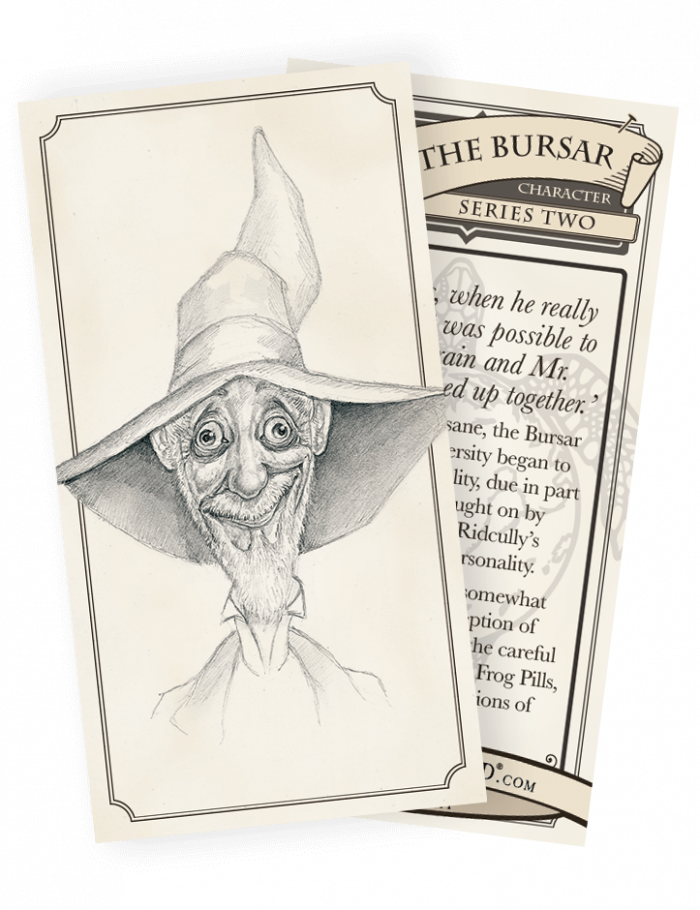 013 The Bursar Discworld Trading Card