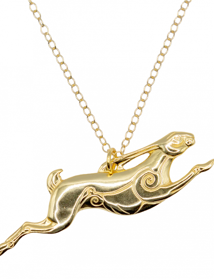Tiffany's Hare Necklace - Gold Plated