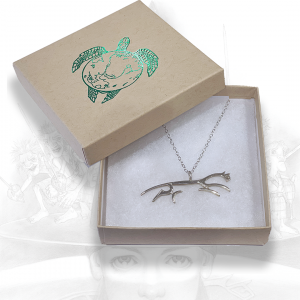 Tiffany’s White Horse Necklace – Silver