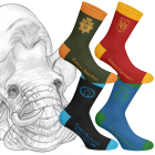 Discworld socks set of 4 coloured designs. Size 4 – 7 includes the Turtle Moves in blue and green.