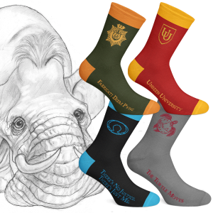 Discworld Socks - Complete Set of 4. Pairs - 7-11 include The Turtle Moves in grey.