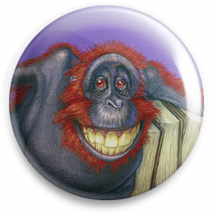 librarian button badge