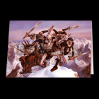 silver horde greetings card