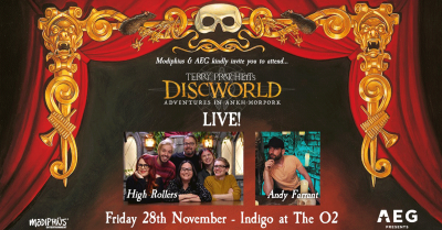 Modiphius Announces ‘Terry Pratchett’s Discworld Live’ Show