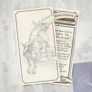 086 Iconograph Demon Trading Card